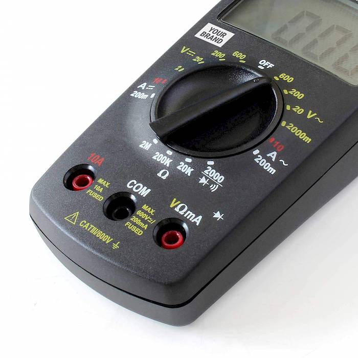 Digital multimeter low-cost detail